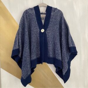 Navy Blue Kids Poncho